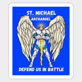 St. Michael - Defend Us In Battle 2 Magnet